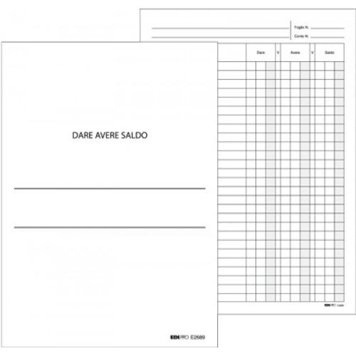 Registro Dare Avere Saldo 24X17